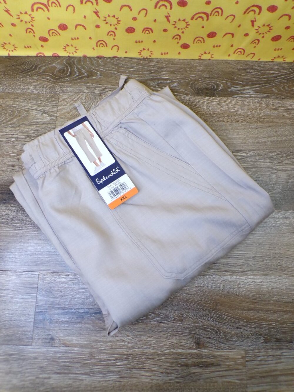 SPLENDID NWT Women's Wide Leg Crop Pant Khaki Size: XXL